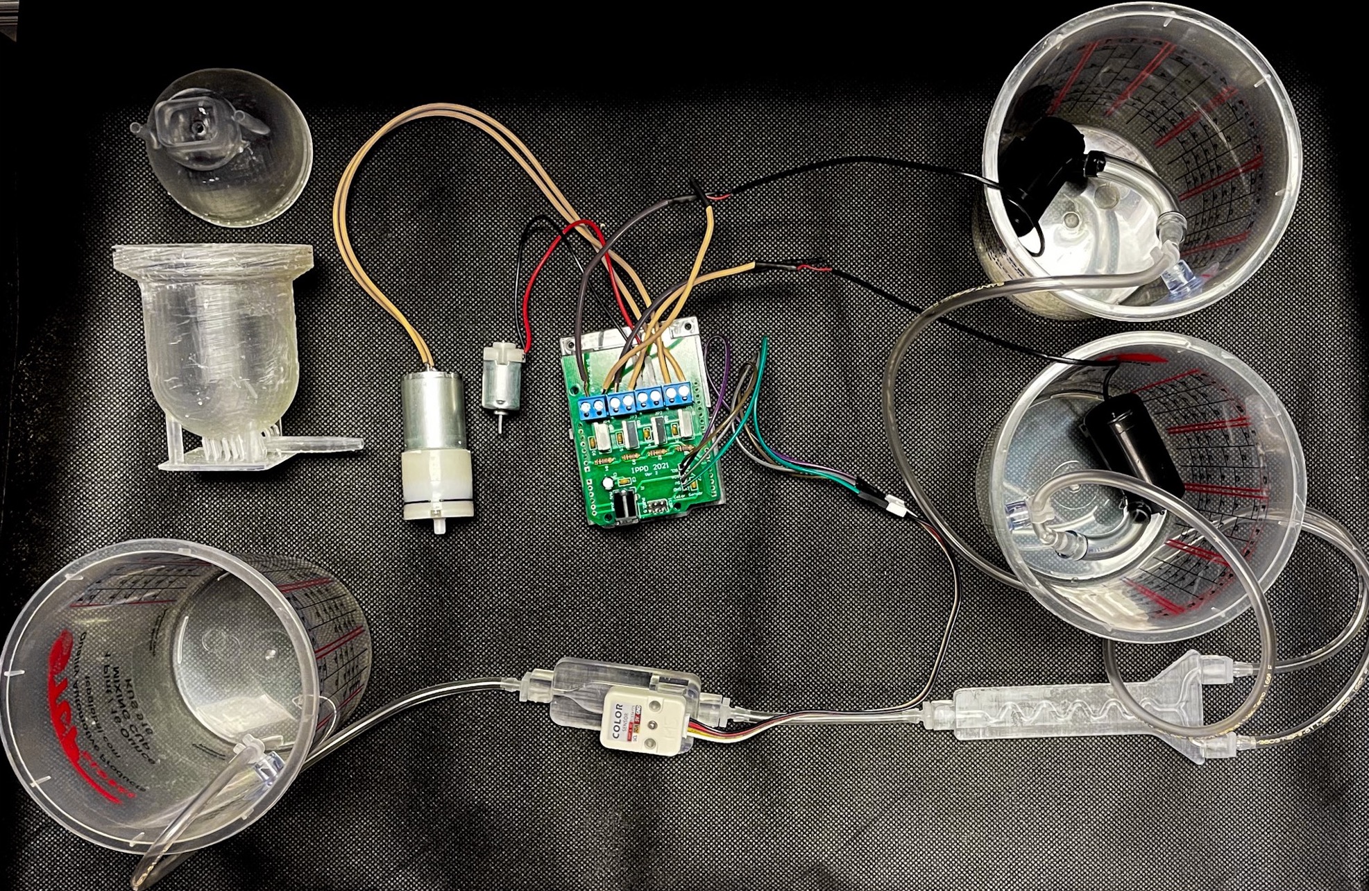 REACT3D Experimental Setup